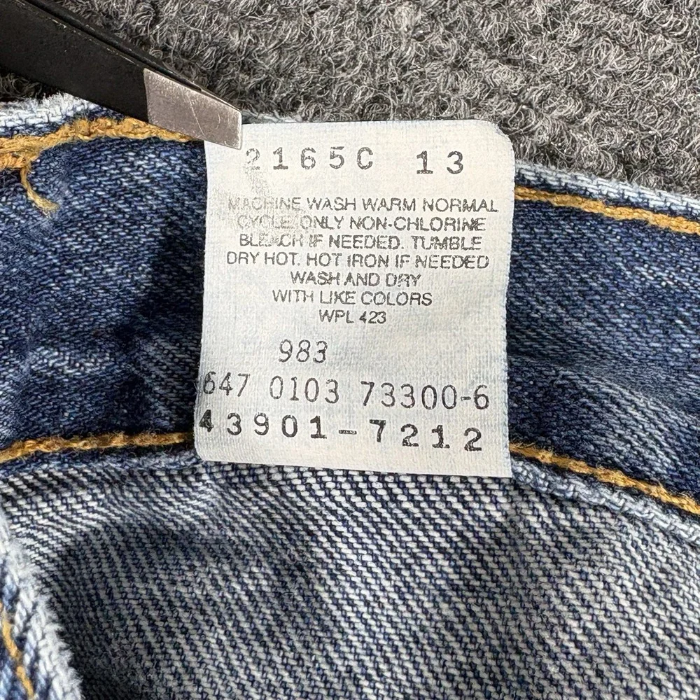 NWT Vintage‎ Y2K Levis Relaxed Straight Leg Jeans Mens Fits 35x32 Blue Skate NEW